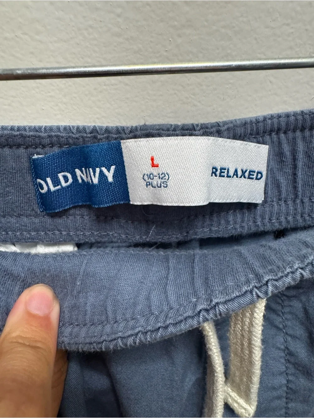 Youth Old Navy Blue Relaxed Drawstring Shorts - Plus